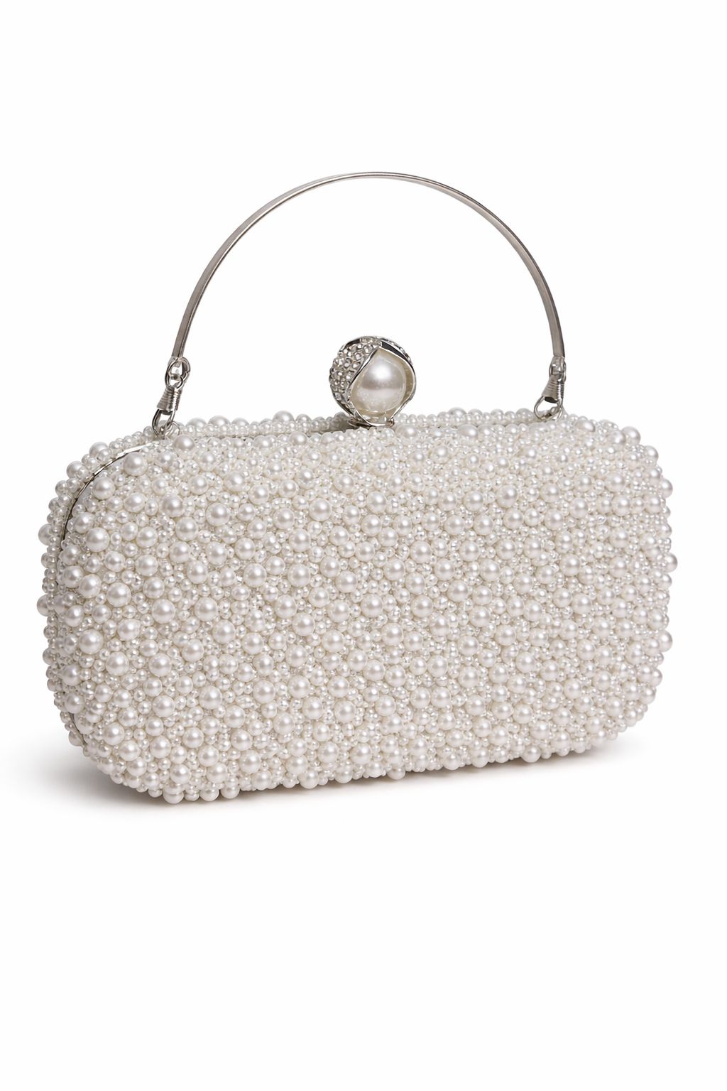 Silver Party Clutch