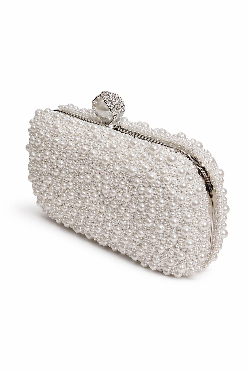 Silver Party Clutch