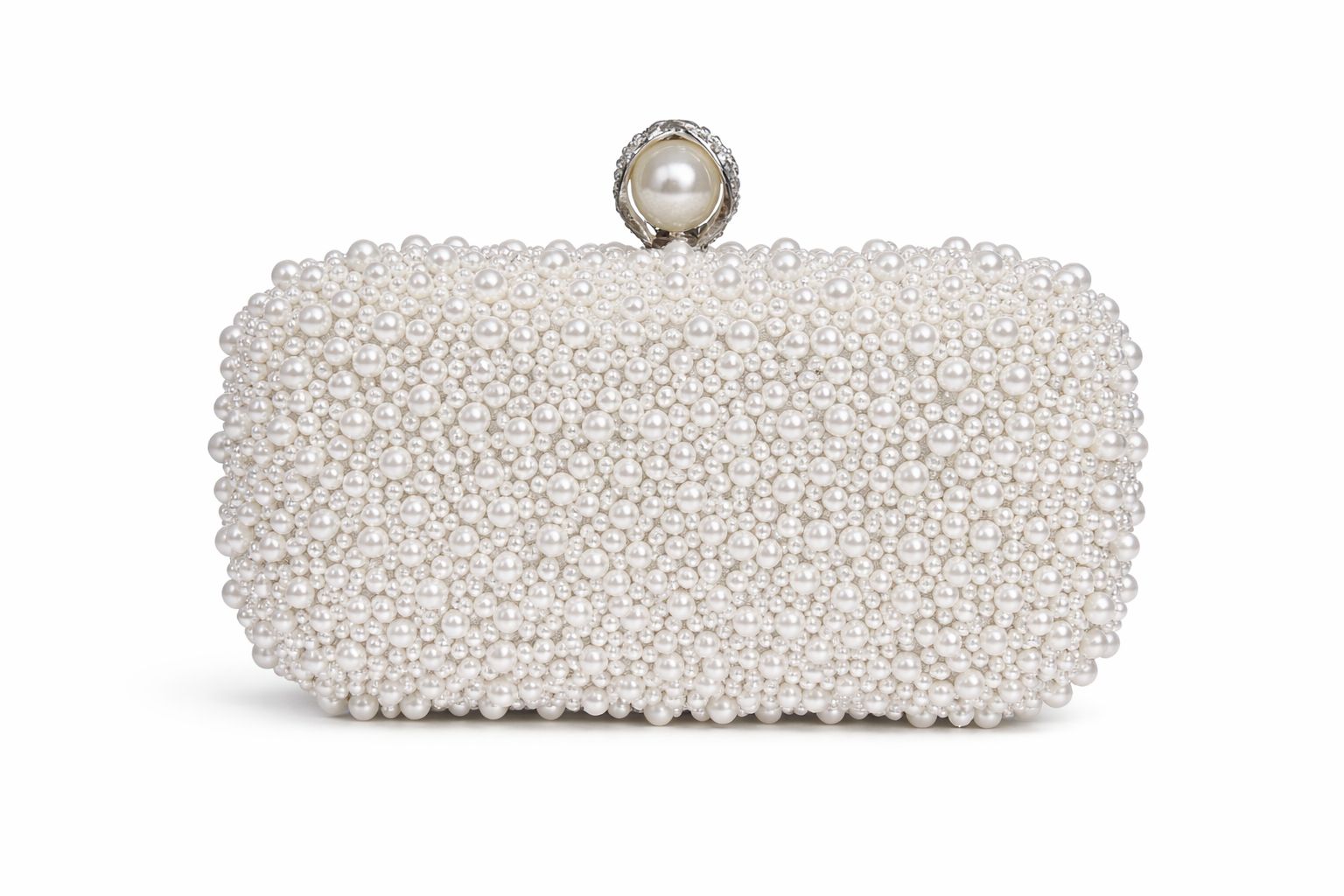 Silver Party Clutch