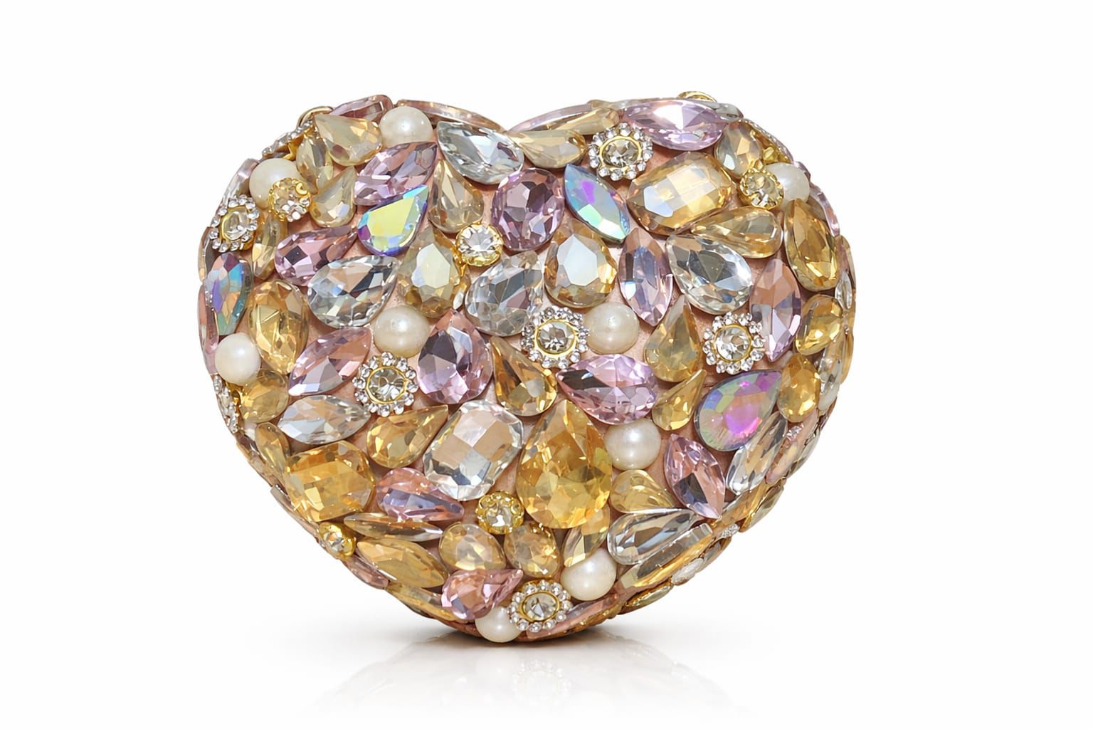 Mini kundan heart